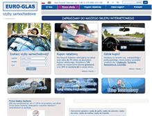 Tablet Screenshot of euroglas.com.pl