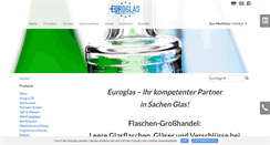 Desktop Screenshot of euroglas.de